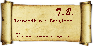 Trencsényi Brigitta névjegykártya